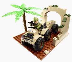 HM Armed Forces Army Quad Bike Mini Set